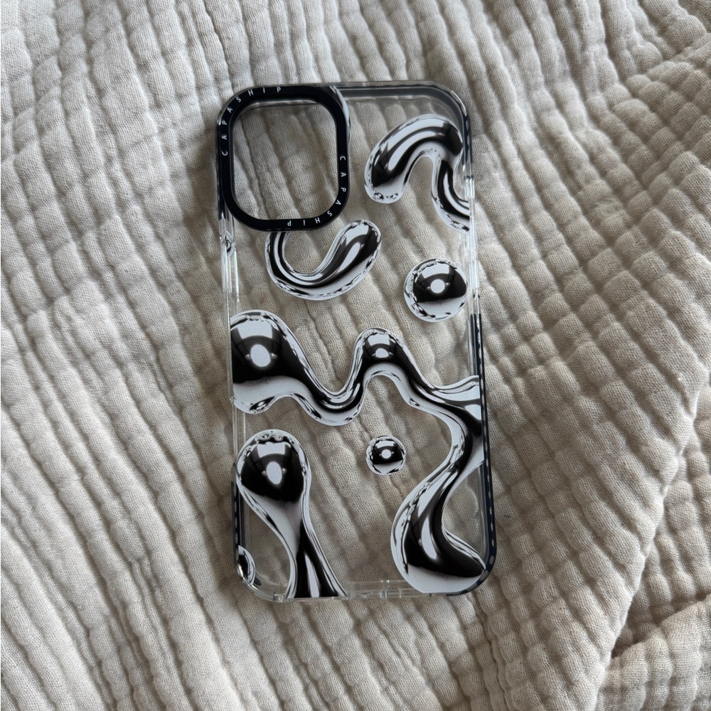 Liquid Chrome Style IPhone 16 Plus Case